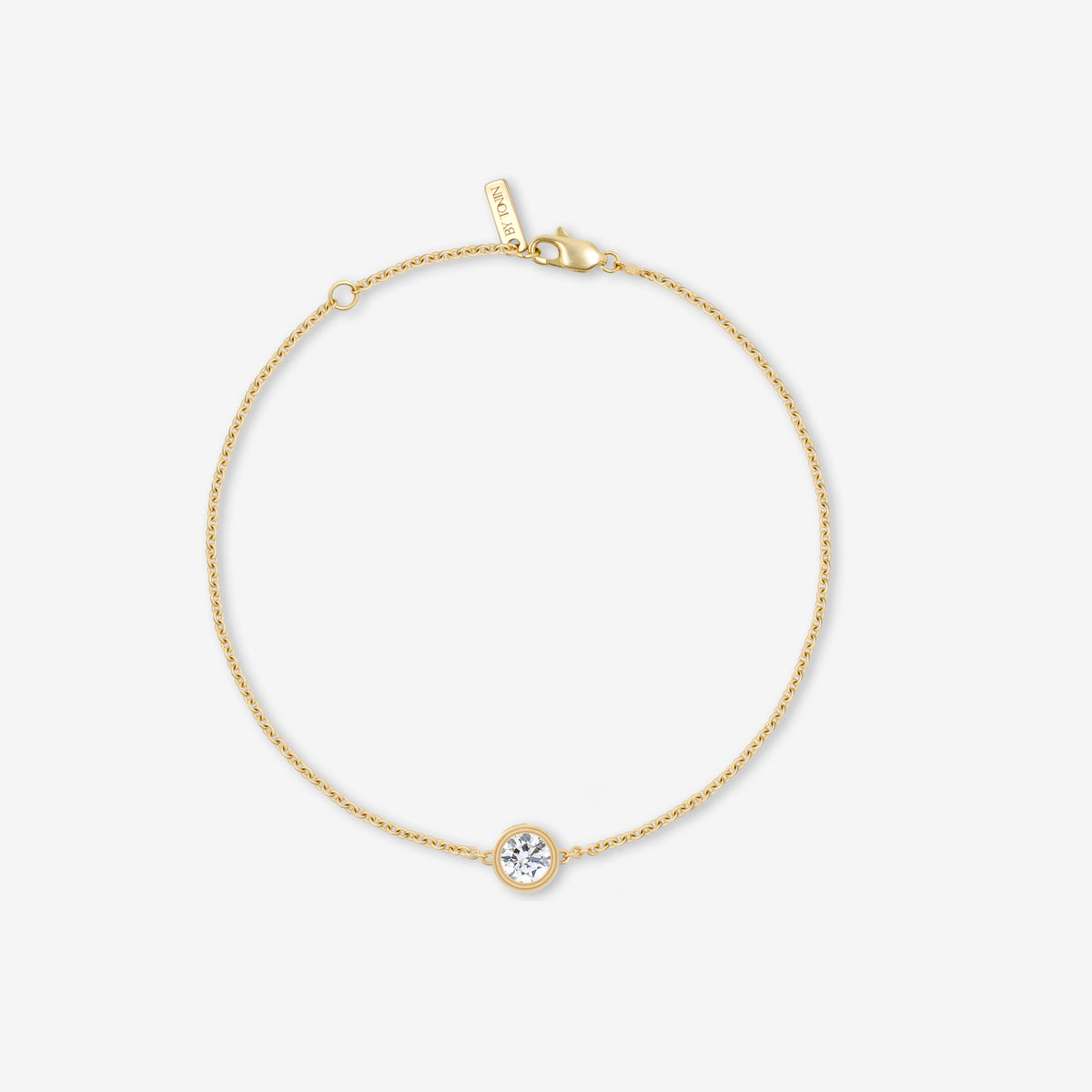 A Pulseira Solitário de Diamantes
