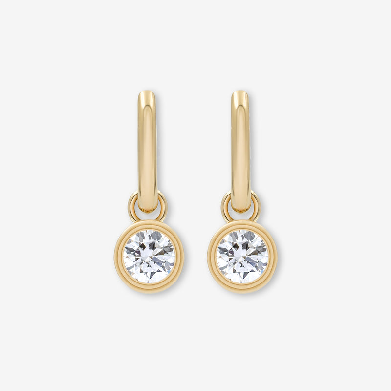 The Solitaire Diamond Drop Earrings