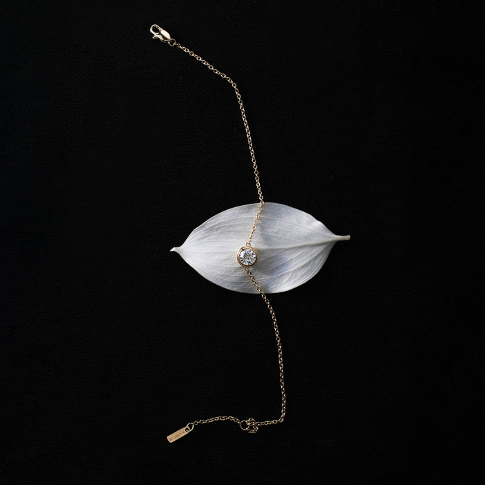 A Pulseira Solitário de Diamantes