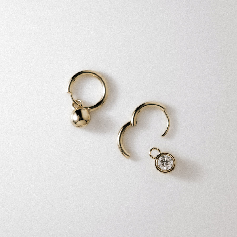 The Solitaire Diamond Drop Earrings