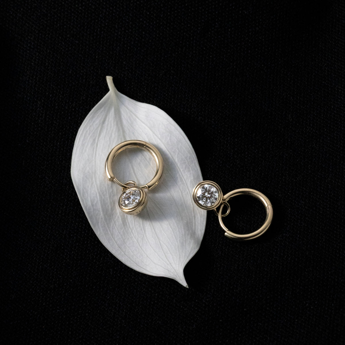 The Solitaire Diamond Drop Earrings
